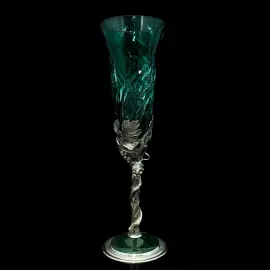 Хрустальные бокалы для вина "Весна" на 2 персоны